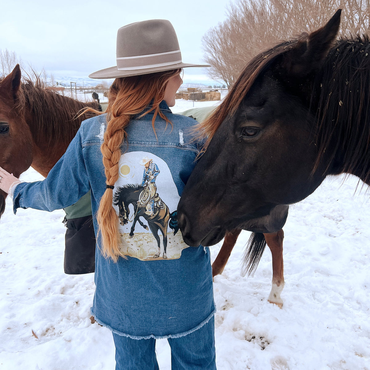 Ranch Bronc Jacket(Blue) – theFRINGEDpineapple