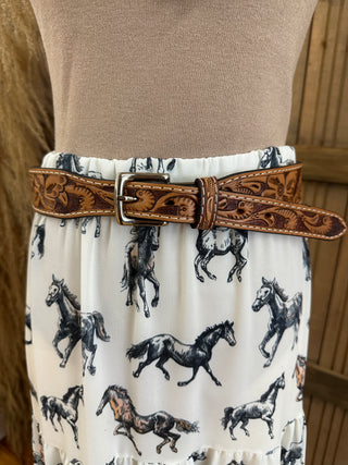 The Simple Ways Tooled Belt