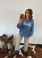 Howdy Crochet Sweater (Blue)