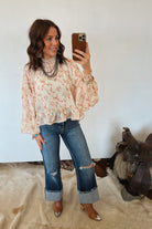 Waylon Floral Sheer Blouse