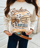 Cowboos& Cowghouls Halloween Rodeo Sweatshirt(Heather Cream)
