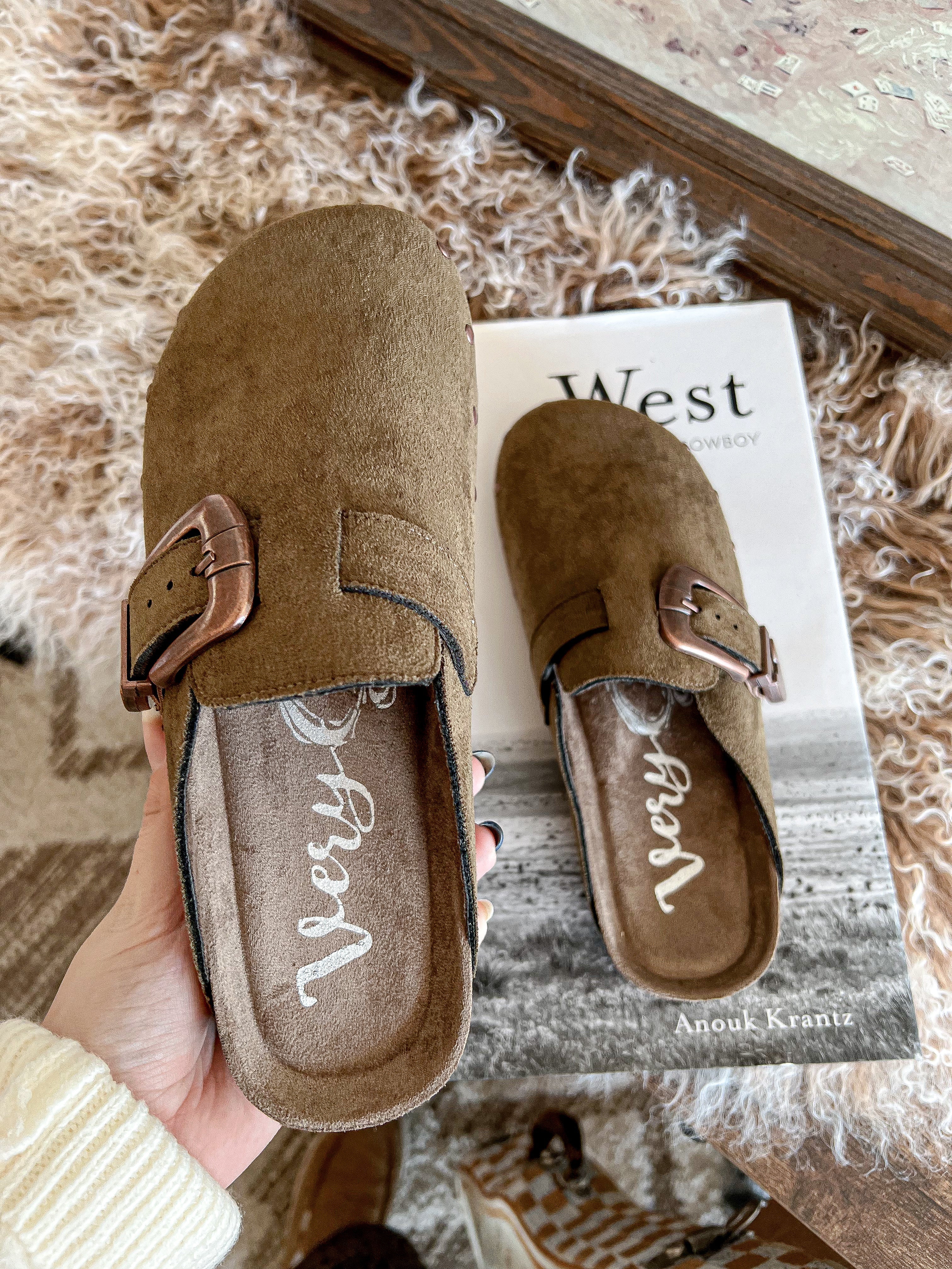 Western Studded Clog Mules