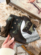 Western Josie Open Toe Bootie
