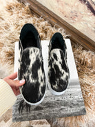 Western Utah Cowhide Sneaker (Salt&Pepper)