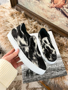 Western Utah Cowhide Sneaker (Salt&Pepper)