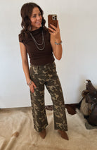 Plain Jane Asymmetrical Tank Top (Brown)