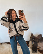 Amarillo Sky Sweater Cardigan (Black) Tops - Outwear
