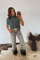 Lasso Knit Sweater Vest (Ash Jade) Tops - Sweaters