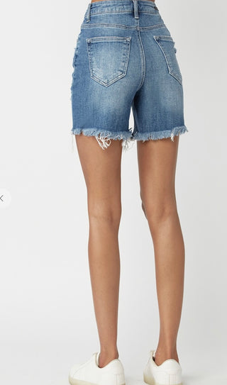 Denim High Rise Mid Thing Shorts(1306)