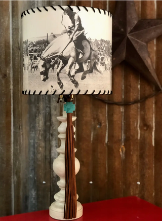 Ranch Bronc Lampshade