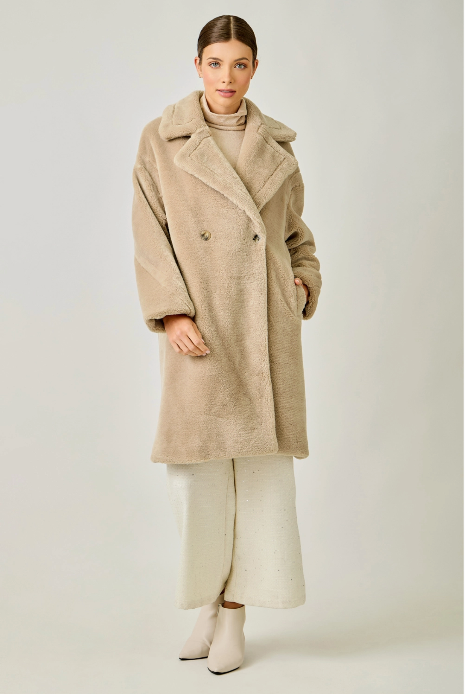 Cozy On Up Faux Fur Coat