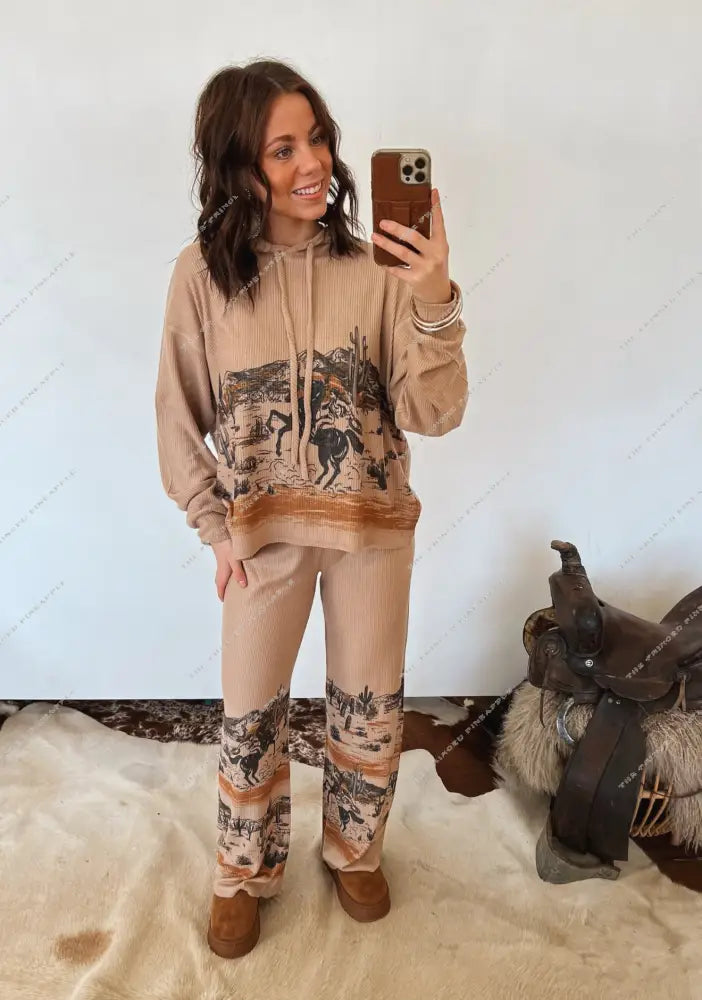 Aztec Cowgirls Wide Leg Set