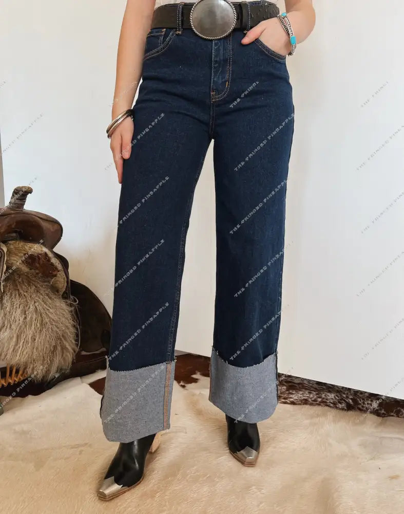 Backroad Blues Cuffed Denim (6222)
