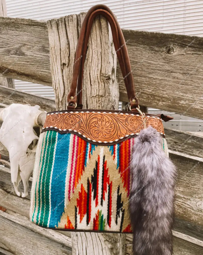 Baddest B of The West Purse With Handles