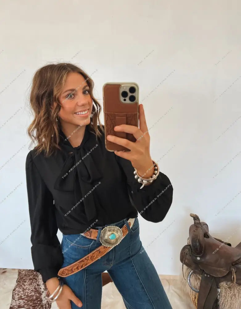 Basic Babe Front Tie Top Top