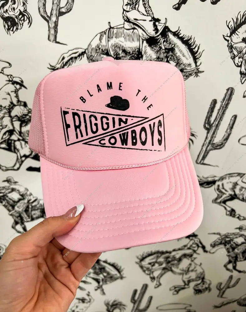 Blame The Cowboys Trucker Hat (Adult)
