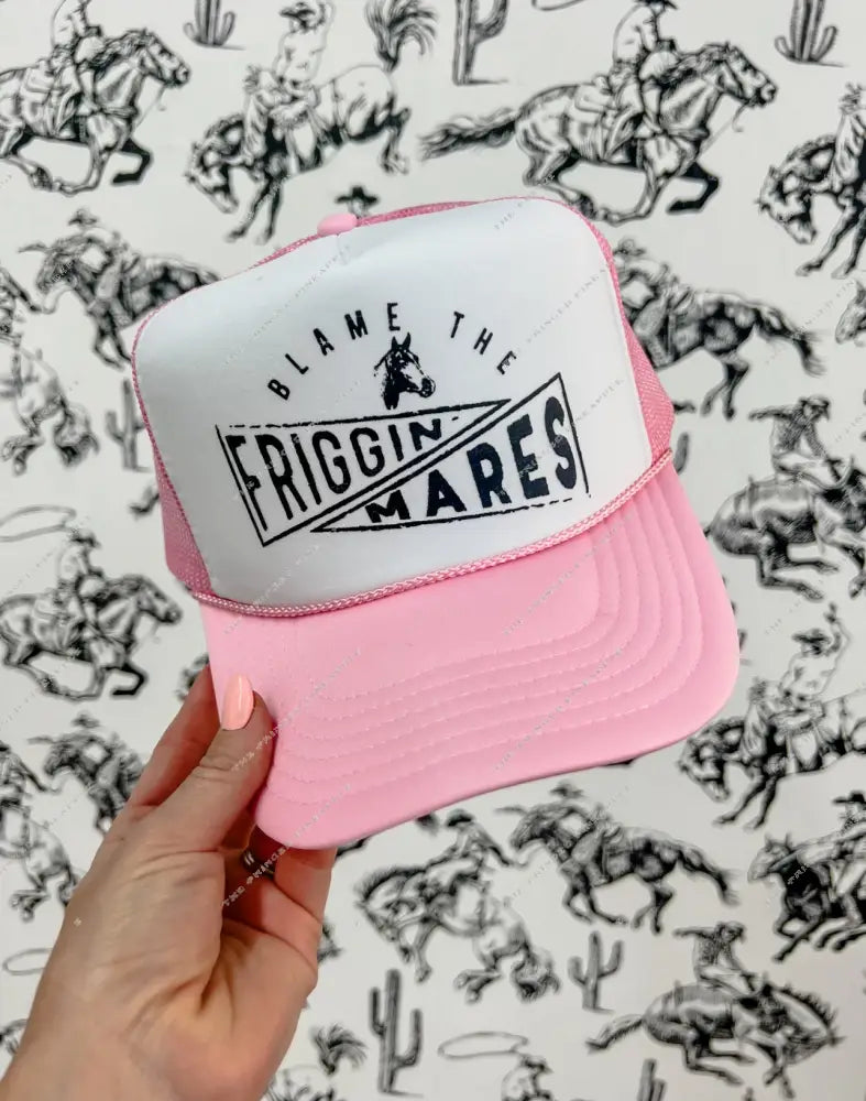 Blame The Mares Trucker Hat (Adult)