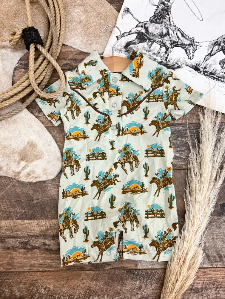 Buckaroo Bronc Romper/Tee (Mini)