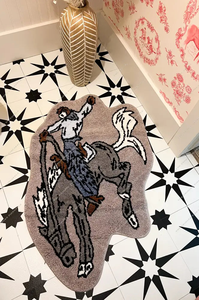 Buckaroo Western Rug (Grey)
