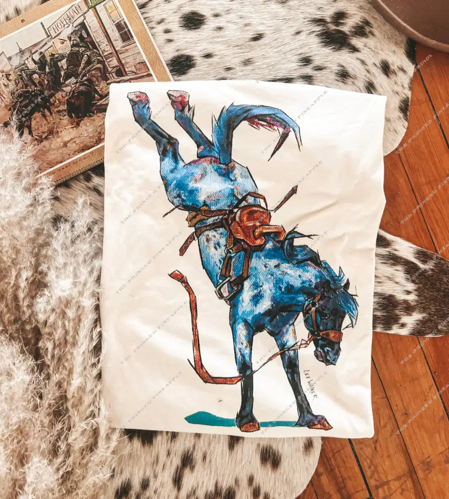 Buckin Roan Tee or Sweatshirt (cream) (Adult)