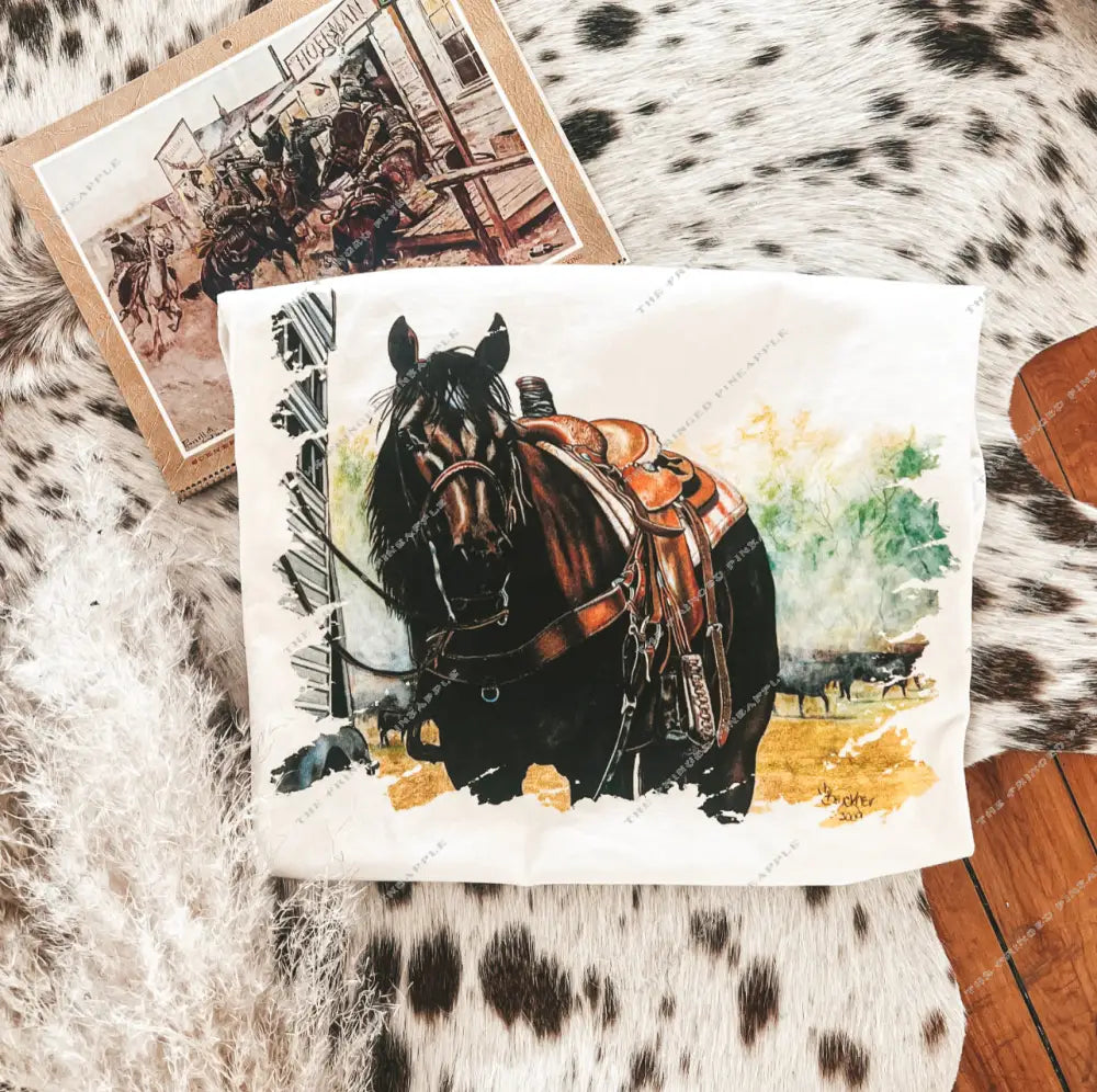 Casanova Black Beauty Tee or Sweatshirt (cream) (Adult)