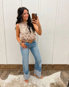 Chic Cowday’s Cowgirl Ruffle Neck Tank