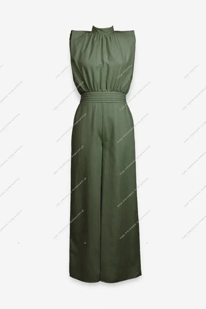 Chic Cowgirl Jumpsuit (Olive)