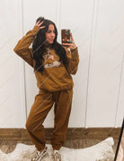 Cody Freedom Hoodie Set(Adult)(cognac)