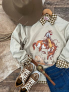 Cody Rank Paint Sweatshirt (Adult)(Taupe)