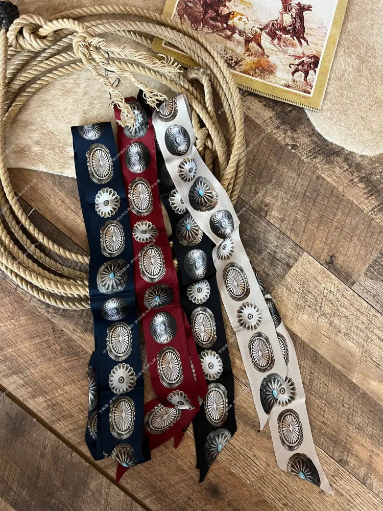 Concho Neck Scarf