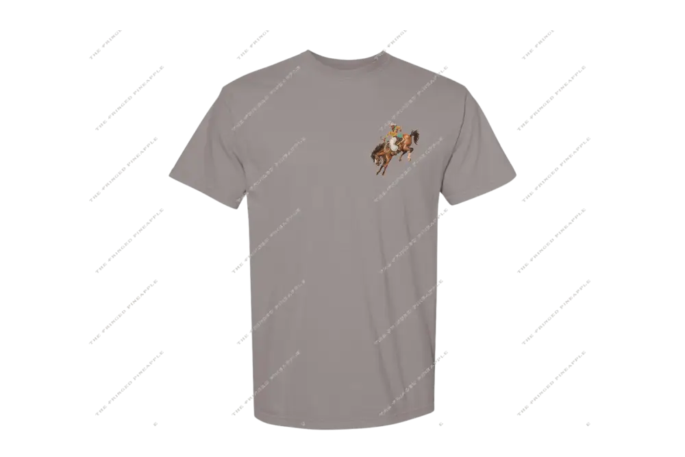 ’Consider It Pure Joy’ Bronc Rider Tee- James 1:2 (Grey)