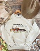 Cottontails & Cattle Drives Easter Design Tee Or Sweatshirt - No Words (Cream) - Adult
