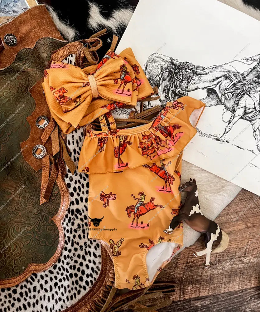 Cowboy Chaser Swimsuit (Minis)(TFP Exclusive)