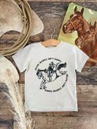 Cowboy Truth-Western Graphic Tee (Toddler/Youth)(Ash)