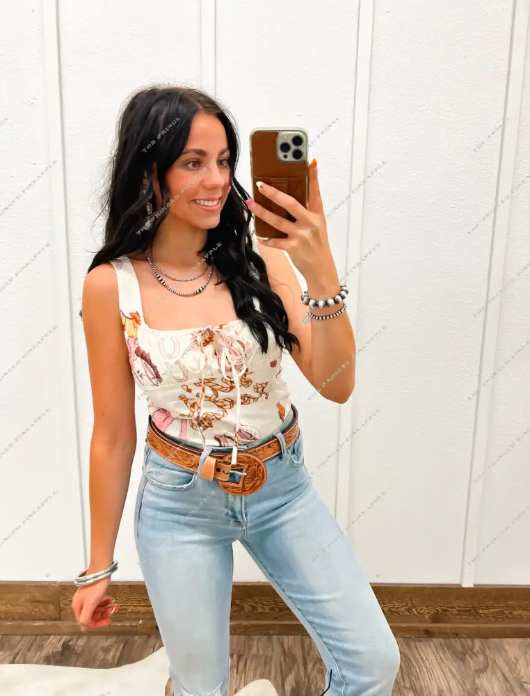 Cowgirl Sweetheart Coquette Tank Tops