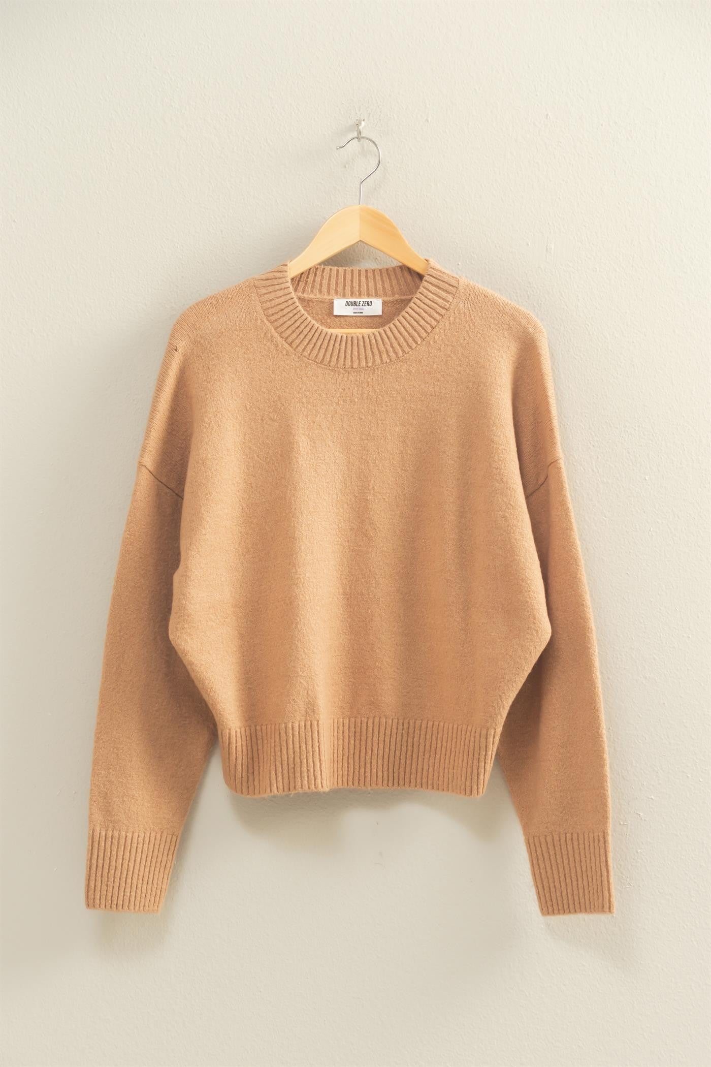 Crew Neck Sweater (dark taupe)