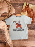Doing Cowboy Stuff- Western Graphic Tee (Toddler/Youth)(Seafoam)