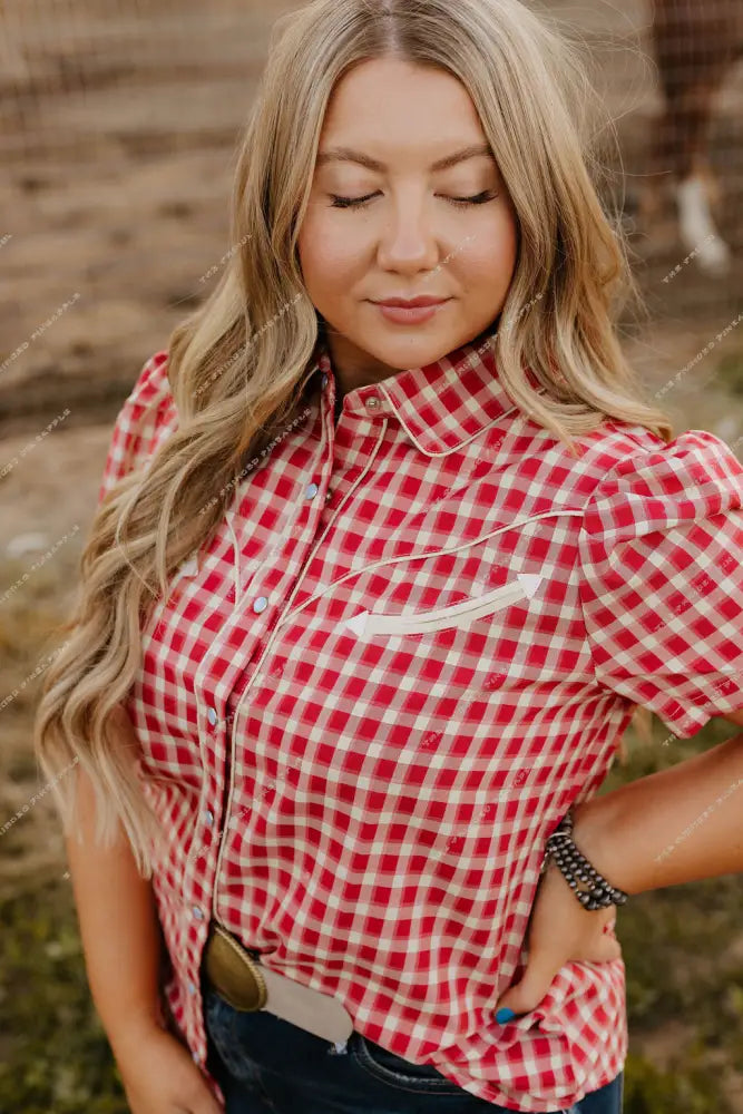 Firecracker Cowgirl Pearl Snap