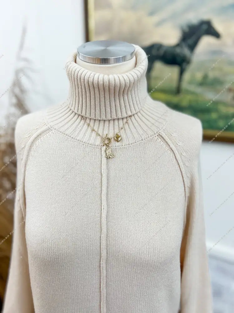 Golden Cowgirl Charm Necklace