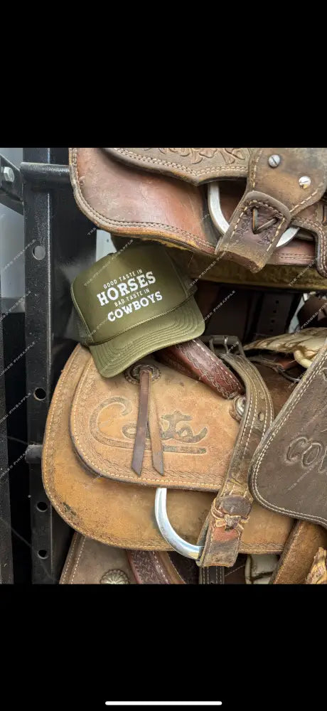 Good Taste In Horses Trucker Hat (Adult)