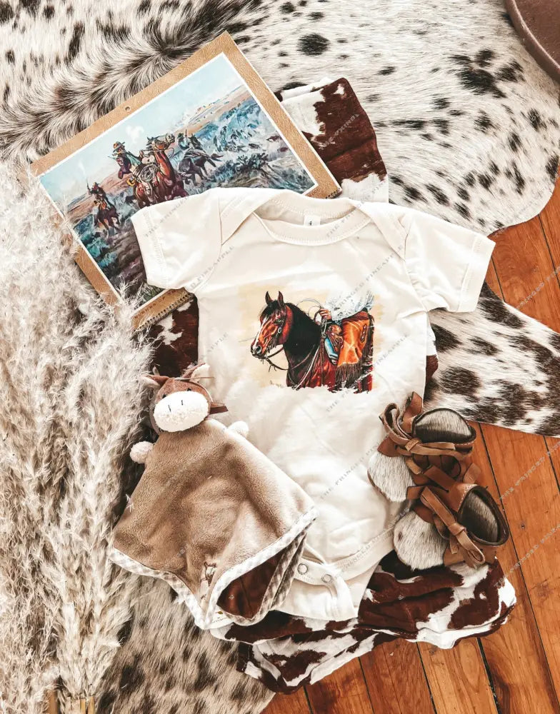 Head Strong Ranchin Design (Youth Onesie/Tee)(cream)