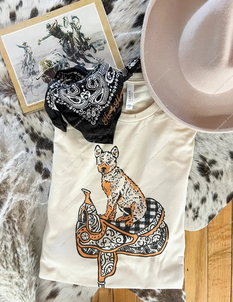 Heeler Tee or Sweatshirt(Adult) (Cream)