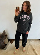 Howdy Leopard Western Sweat Set