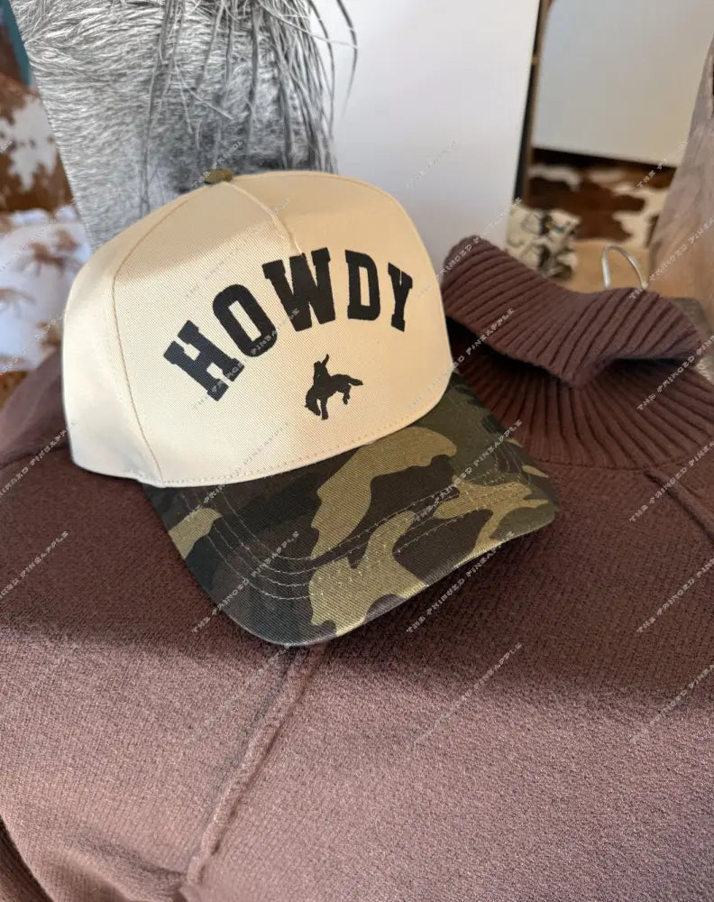 Howdy Trucker Hat (Camo)