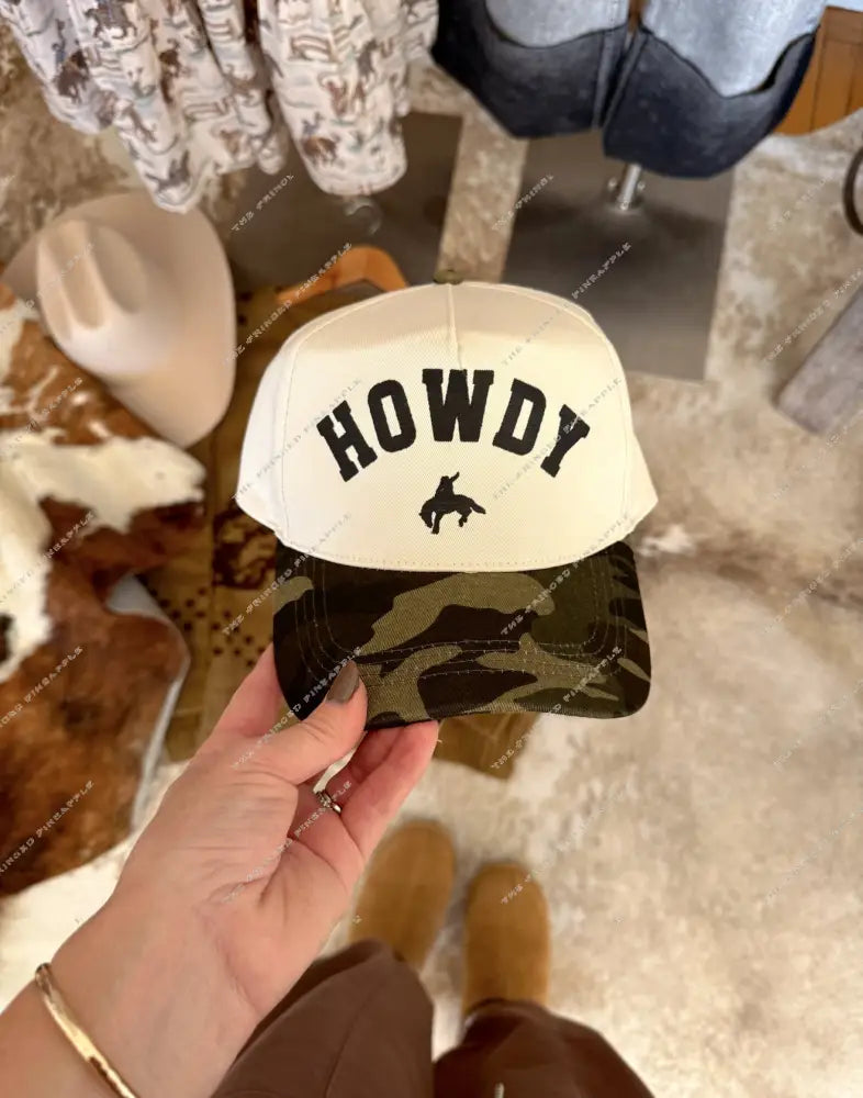 Howdy Trucker Hat (Camo)