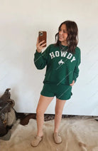 Howdy Western Short Set (Green)