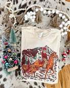 Cowboy Highland Gift Design (Youth Onesie/Tee)(cream)