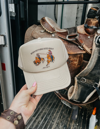 Go Left Teamroper Trucker Hat (Adult) – theFRINGEDpineapple