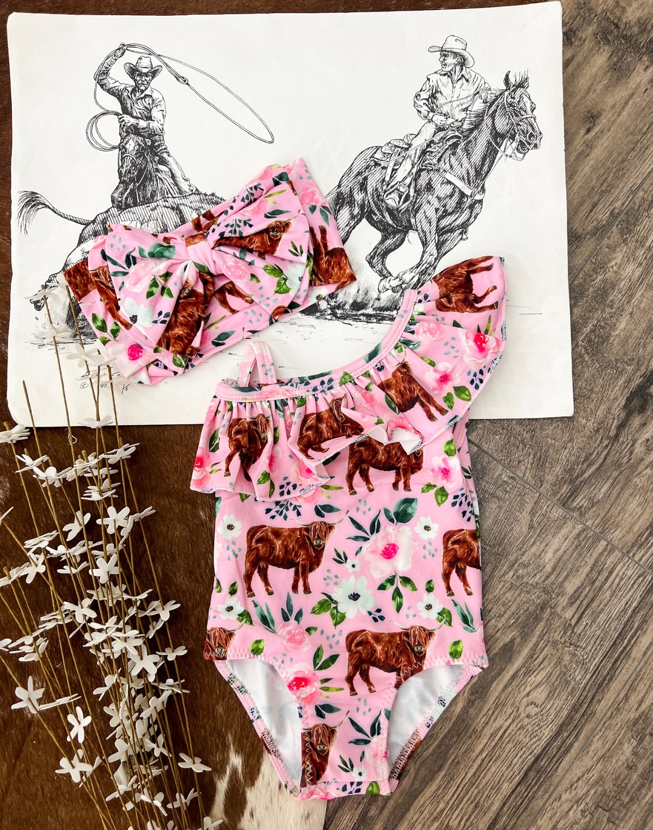 Pink Lady Highlander Swimsuit 0-3m (4xs)