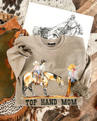 Top Hand Mom Sweatshirt (mocha)